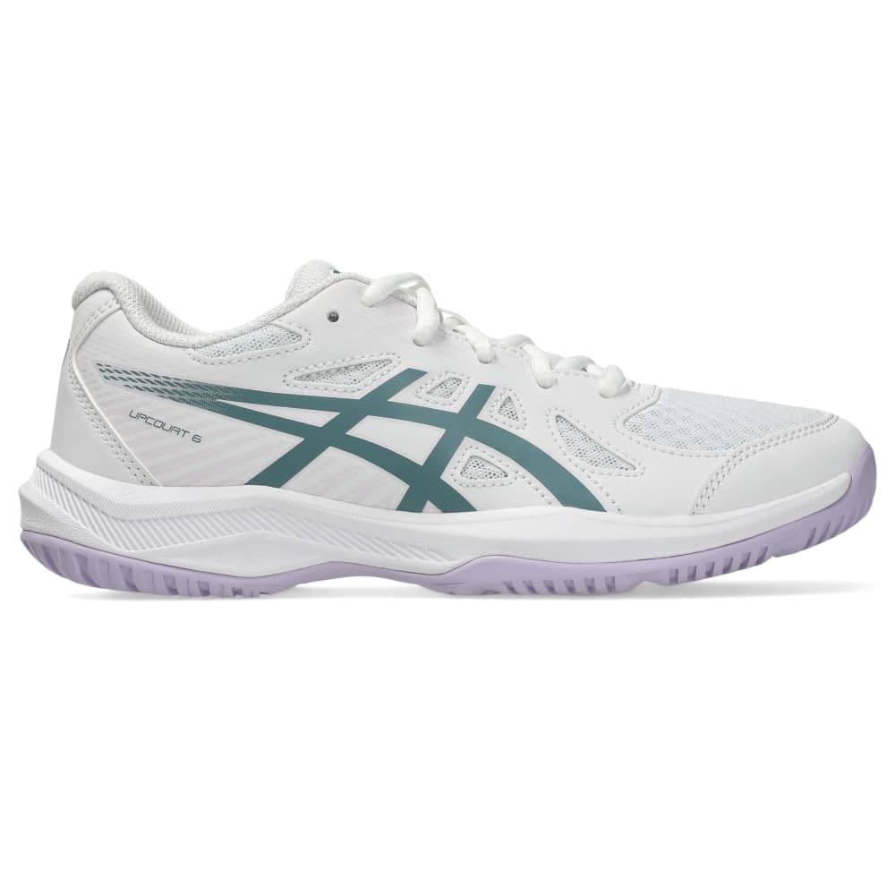 ASICS Upcourt 6 Infantil Branco/Azul