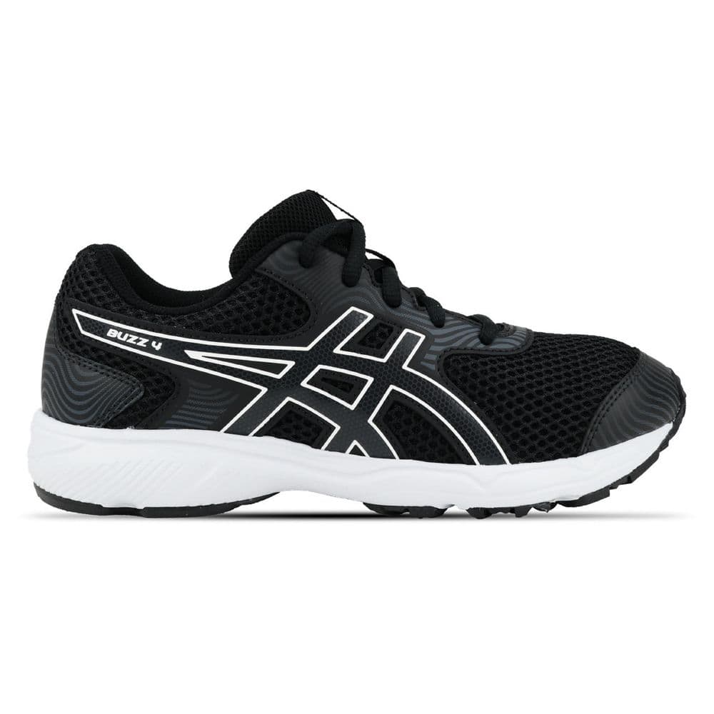 ASICS Buzz 4 Infantil Preto/Branco