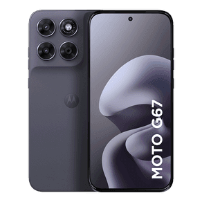 Smartphone Motorola Moto g67 5G 256GB 4GB RAM + 8GB RAM Boost, camera 50MP Sony Lytia 600, tela 1.5K extreme Amoled 120hz, ultrarresistente - Chumbo