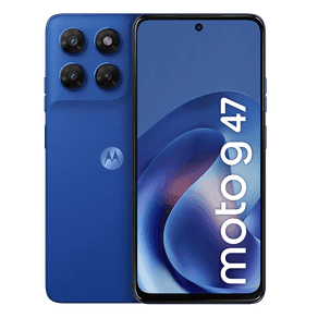 Smartphone Motorola Moto g47 5G 128GB 4GB RAM + 8GB RAM Boost, câmera 50 MP Sony LYTIA 600, Tela 6.7" FHD+ 120hz, NFC, IP64 - Azul Nautico