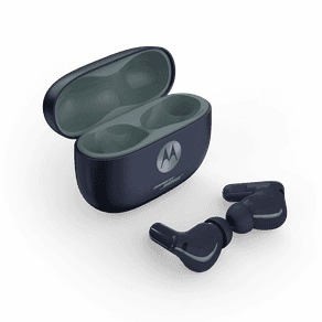 Fone de ouvido Sem Fio Bluetooth Motorola Moto Buds 2 plus Sound by Bose Bluetooth 6.0, TWS, IP54, Cancelamento de ruído ativo e até 40h de bateria - Azul Marinho