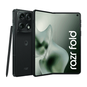 Smartphone Motorola Razr Fold 1TB - 16GB RAM+16GB Ram Boost, Tela interna 8.1" e externa 6.6”, extreme AMOLED, 3 câmeras 50MP e Zoom 100x, IP49 - Preto