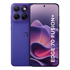 Smartphone Motorola Edge 70 Fusion + 5G 256GB 12GB RAM + 12GB RAM Boost, camera 50MP Sony Lytia 710, Tela 1.5K extreme Amoled 144hz - Roxo