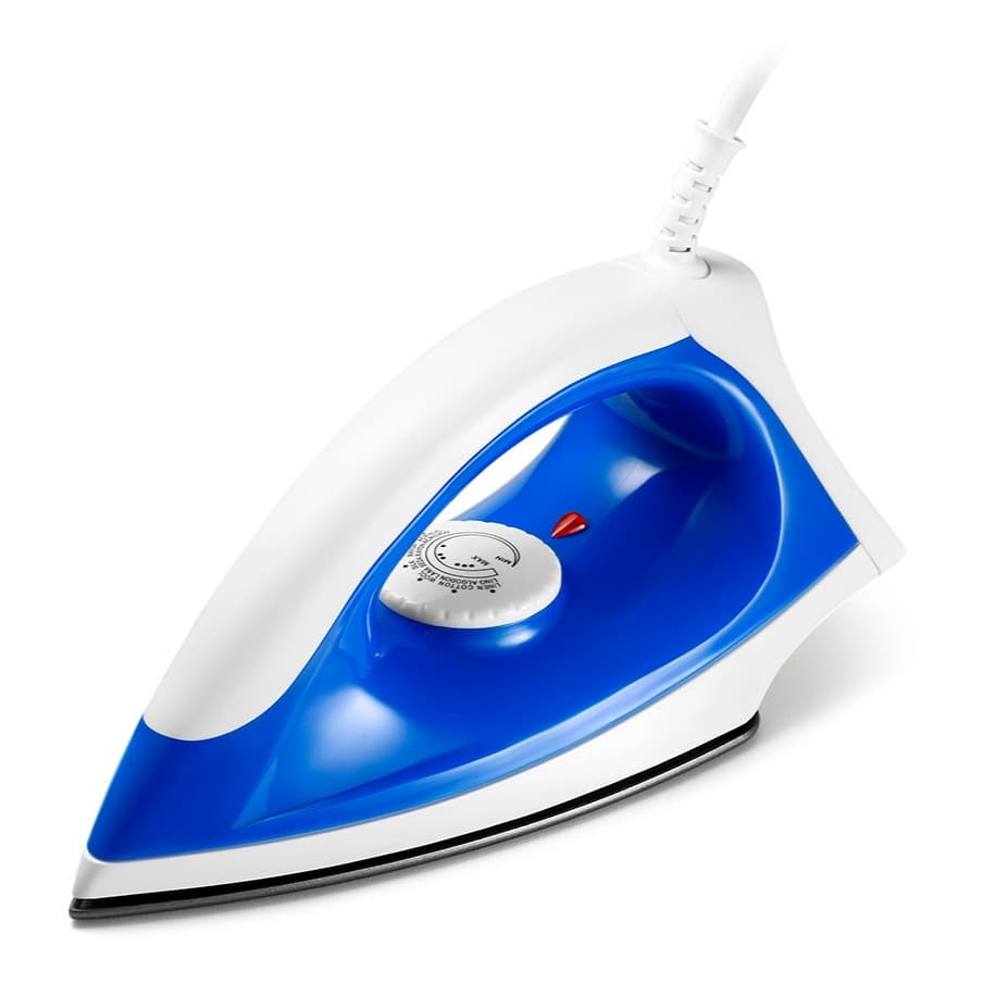 Ferro De Passar A Seco Elgin Iron Force Azul e Branco