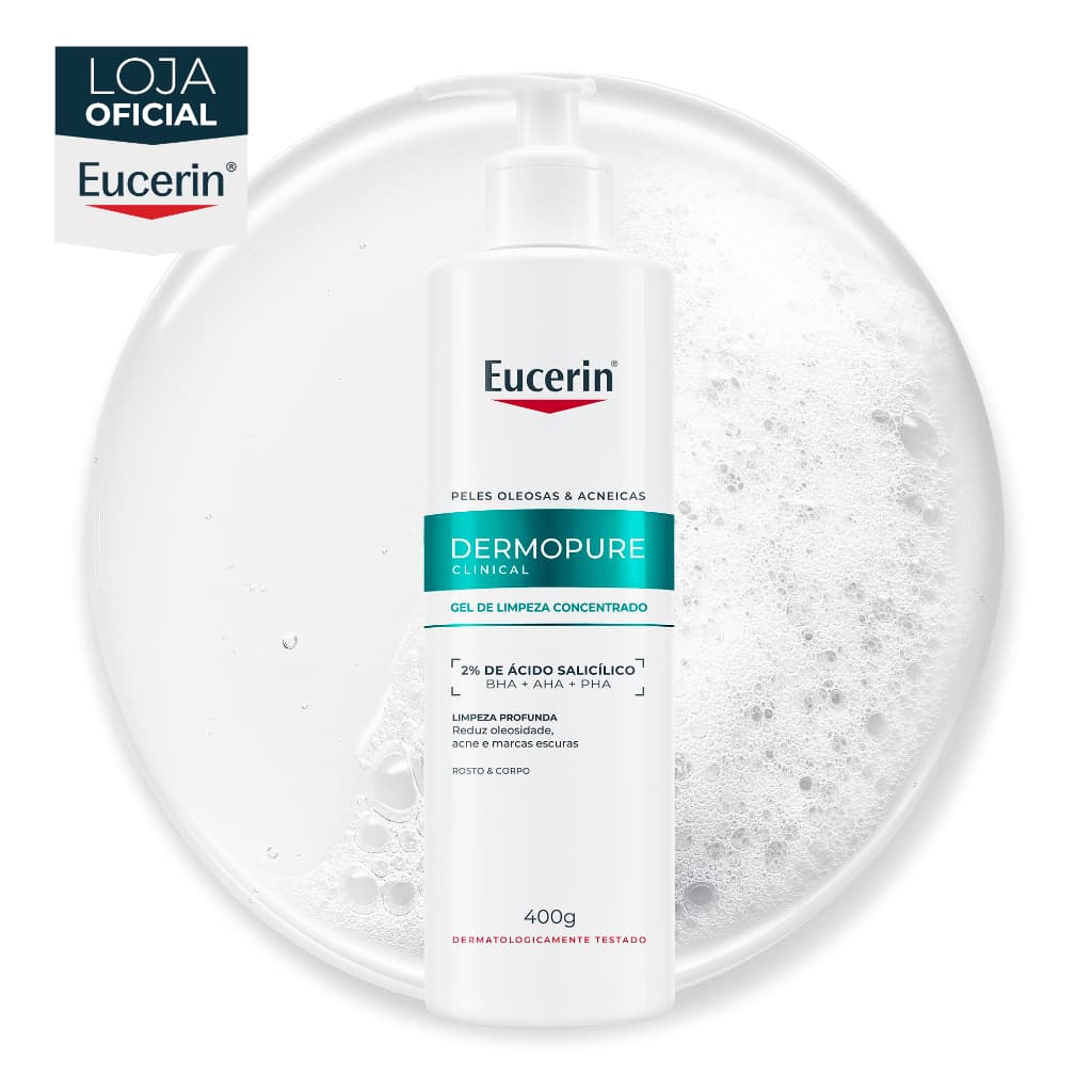 Eucerin Dermo Pure Concentrado Gel de Limpeza