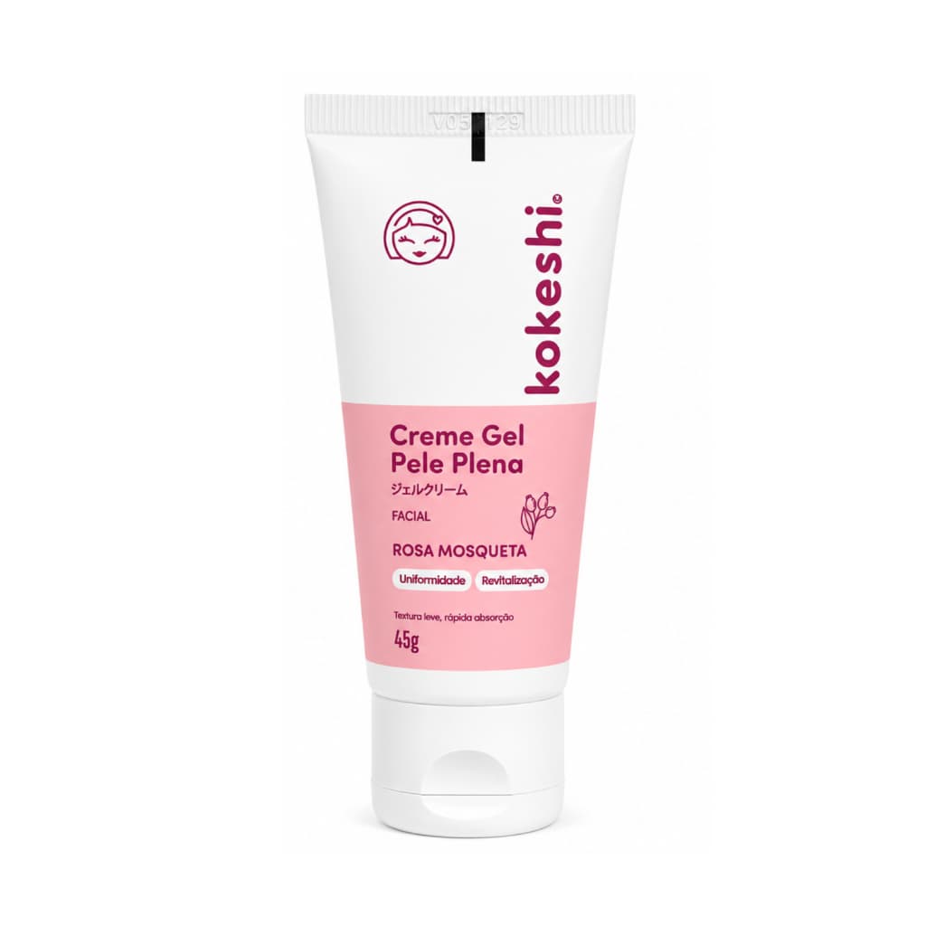 Kokeshi Pele Plena Antienvelhecimento Gel-Creme Hidratante Facial