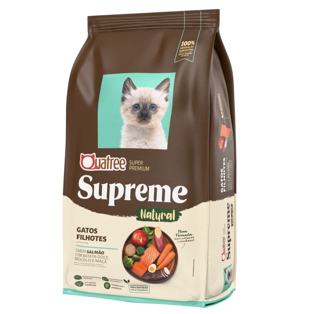 Quatree Supreme Gatos Filhotes Salmão