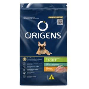 Origens Light Cães Adultos Raças Pequenas Frango