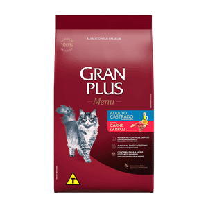 GranPlus Menu Gatos Adultos Castrados Carne
