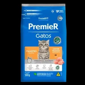 PremieR Ambientes Internos Gatos Filhotes Frango