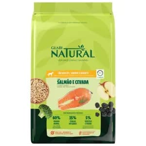 Guabi Natural Natural Cães Adultos Raças Grandes Salmão