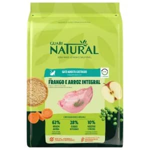 Guabi Natural Natural Gatos Adultos Castrados Frango