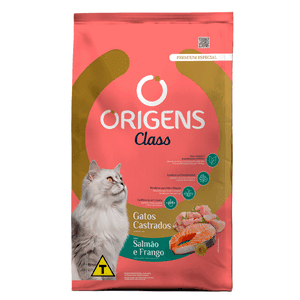 Origens Class Gatos Castrados Frango e Salmão