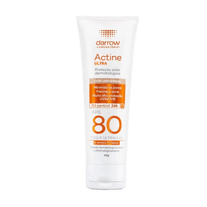 Protetor Solar Facial Darrow Actine Ultra FPS80 Cor Universal 40g