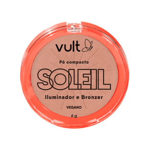 Pó Compacto Vult Soleil Iluminador e Bronzer 6g