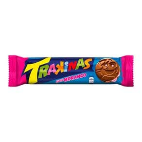 Biscoito Trakinas Sabor Morango 126g