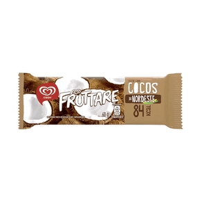 Sorvete Picolé Kibon Fruttare Sabor Cocos do Nordeste 60g