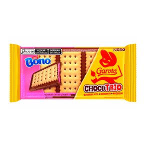 Chocolate Garoto Chocotrio Bono Morango 90g
