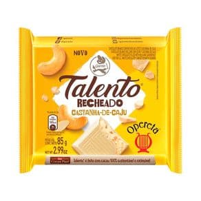 Chocolate Garoto Talento Opereta Castanha-de-Cajú 85g