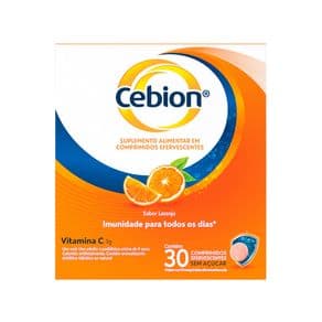 Suplemento Alimentar Cebion Sabor Laranja 30 Comprimidos Efervescentes