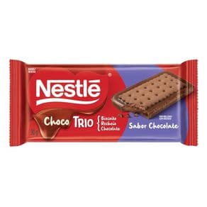 Chocolate Chocotrio Nestlé Sabor Chocolate 90g