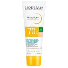 Protetor Solar Facial Bioderma Photoderm Antioleosidade Sun Active Defense FPS70 Cor 1 Muito Claro 40g