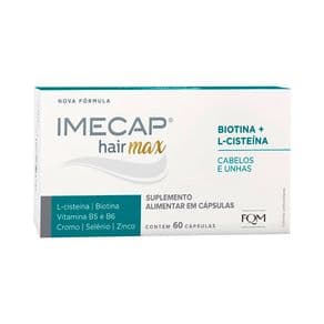 Suplemento Alimentar Imecap Hair Max Cabelos e Unhas 60 Cápsulas