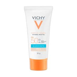 Protetor Solar Facial Vichy Hydra-Matte FPS50 Cor 1.0 30g