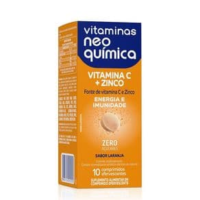 Suplemento Alimentar Vitamina C + Zinco 10 Comprimidos Efervescentes