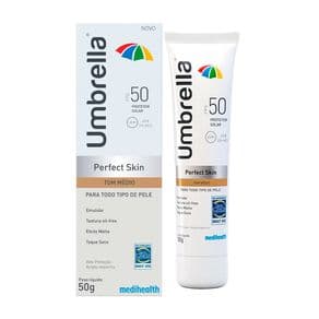 Protetor Solar Facial Umbrella Perfect Skin FPS50 Tom Médio 50g