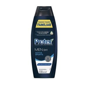 Sabonete Líquido Masculino Protex Men Active Sport 3x1 650ml