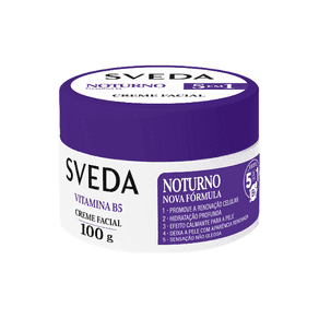 Sveda Care Noturno Creme Hidratante Facial