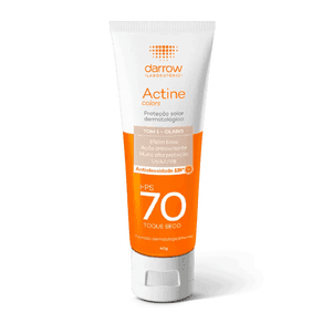 Protetor Solar Actine Colors Darrow Tom 1 - Claro FPS70 40g