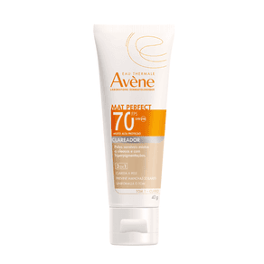 Protetor Solar Facial Avène Mat Perfect Fluido Clareador Cor Clara FPS70 40g