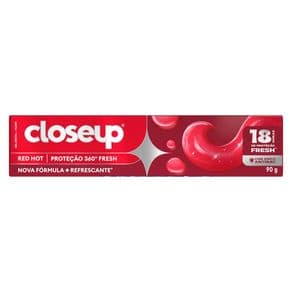 Gel Dental Closeup Proteção 360º Fresh Action Red Hot 90g