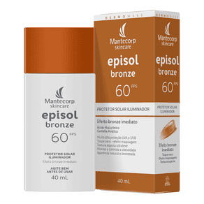 Protetor Solar Facial Iluminador Episol Bronze FPS60 40ml