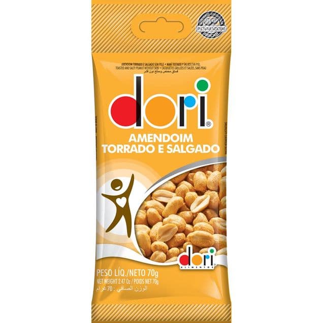 Amendoim Dori Torrado e Salgado 70g