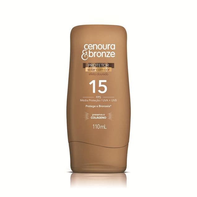 Cenoura & Bronze Efeito Dourado FPS 15 com Cor
