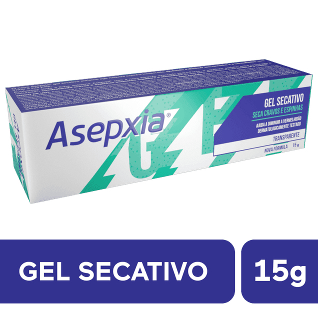 Gel Secativo Asepxia Antiacne 15g
