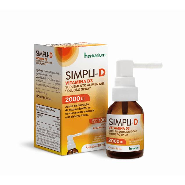 Simpli-D 2000UI Herbarium 100 Doses 20ml