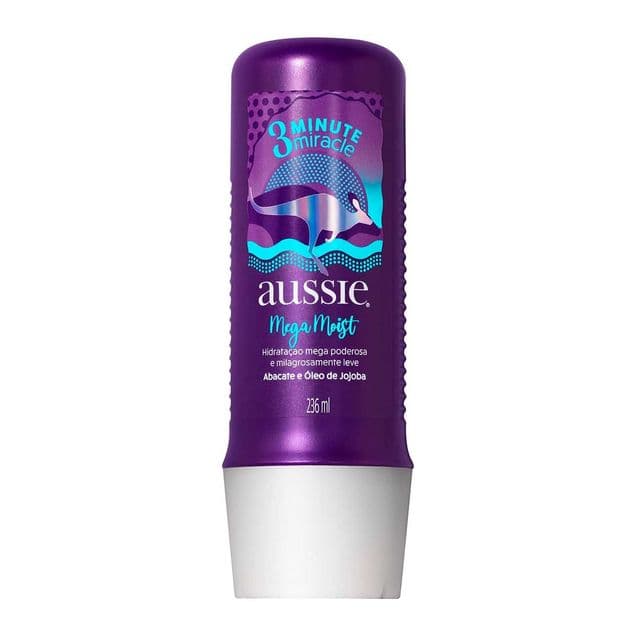 Máscara Capilar Aussie 3 Minute Mega Moist