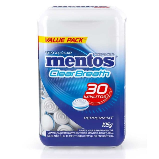 Bala Mentos Peppermint Sem Açúcar 105g