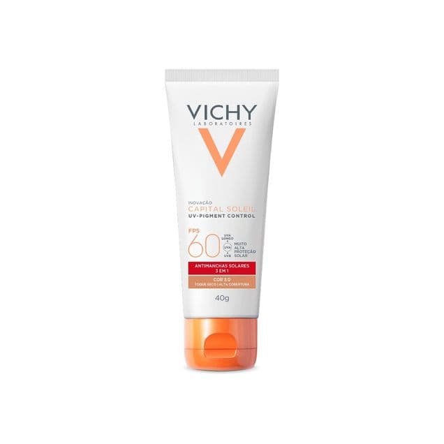 Protetor Solar Facial Vichy UV Pigment Control Com Cor 3.0 FPS 60 40g