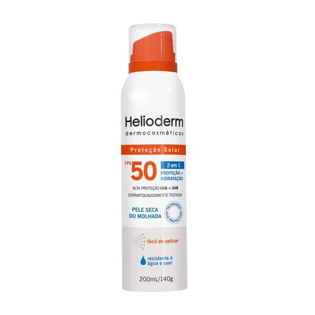Helioderm Protetor Solar Spray FPS50 Aero Kley Hertz Suncare 200ml