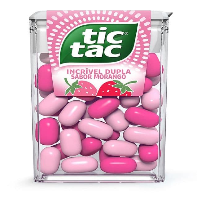 Pastilhas Tic Tac Morango 14g