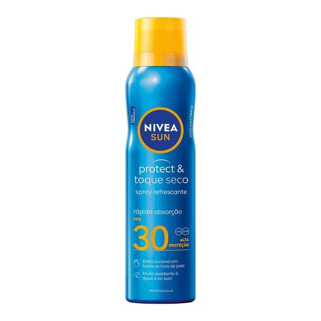 Protetor Solar Nivea Sun Spray Protect&Toque Seco FPS30 200ml