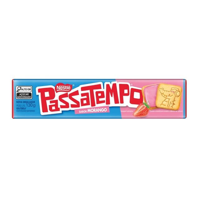 Biscoito Nestlé Recheado Morango 130g