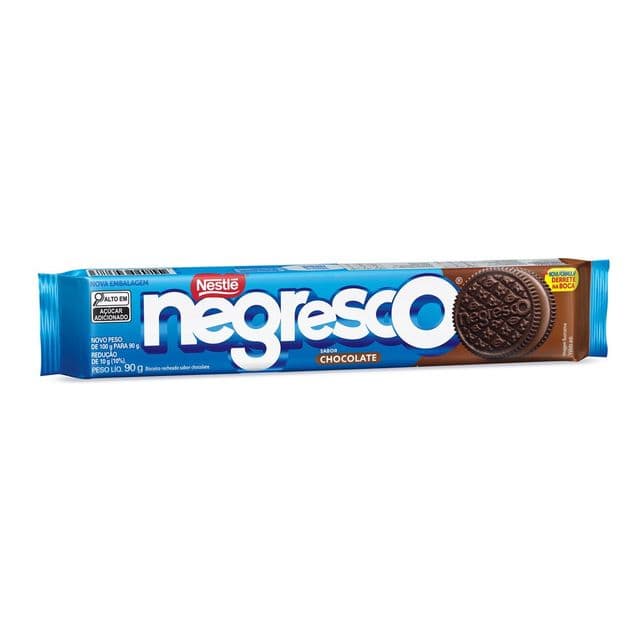 Biscoito Recheado Nestlé Negresco Chocolate 90g