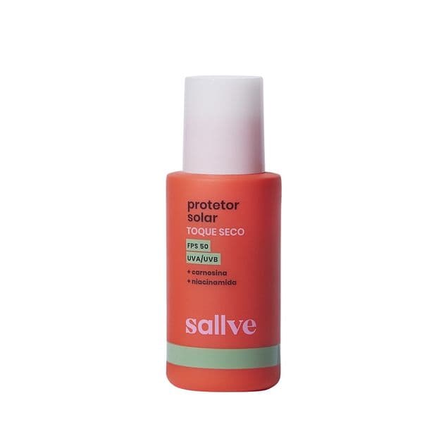Protetor Solar Facial Sallve Toque Seco FPS 50 40g
