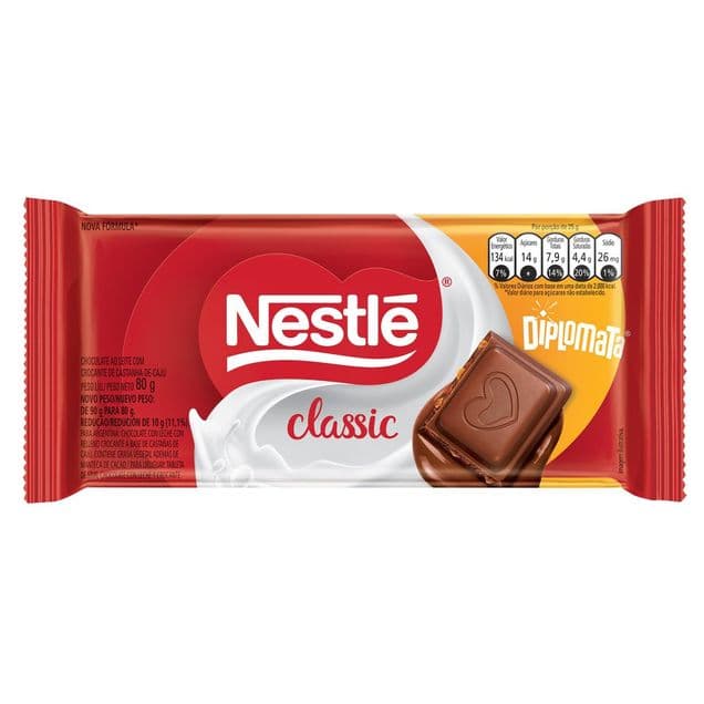 Chocolate Nestlé Diplomata Ao Leite 80g